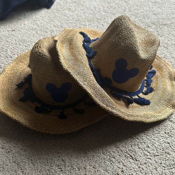 Disney Straw Hat with Blue Accents - Picture 6 of 6